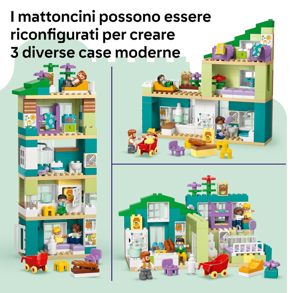 LEGO Duplo Casa Familiare Moderna 3 in 1 – Set 10470