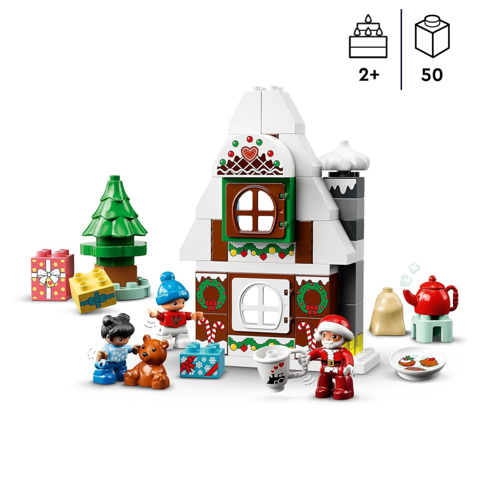 LEGO DUPLO Casa di Pan di Zenzero con Babbo Natale 10976