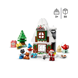 LEGO DUPLO Casa di Pan di Zenzero con Babbo Natale 10976