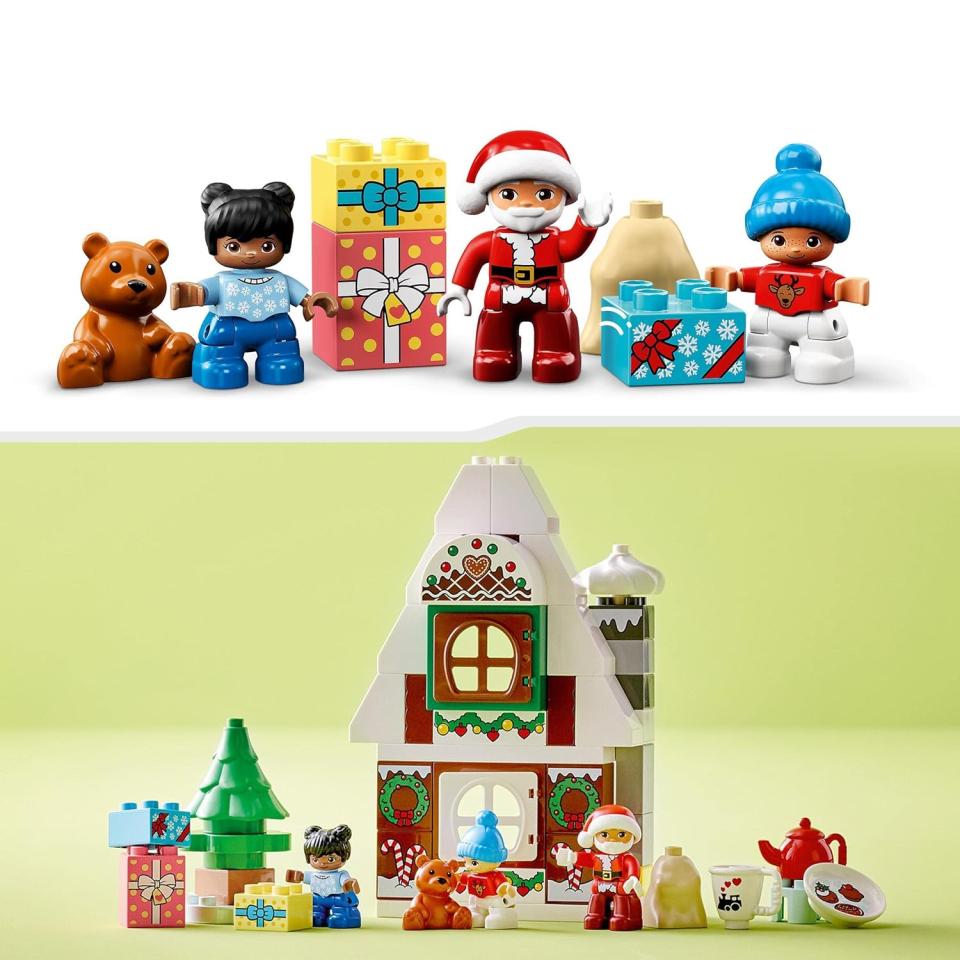 LEGO DUPLO Casa di Pan di Zenzero con Babbo Natale 10976