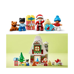 LEGO DUPLO Casa di Pan di Zenzero con Babbo Natale 10976