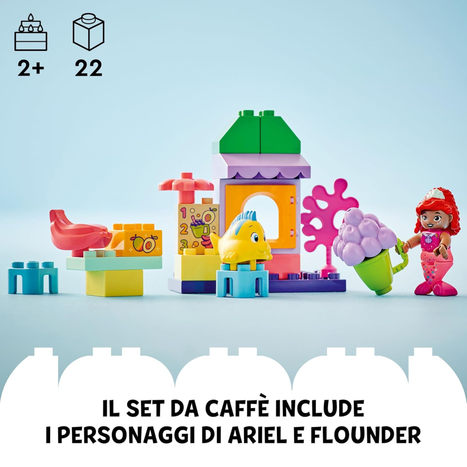 LEGO DUPLO Disney Chiosco Caffè di Ariel e Flounder 10420