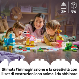 LEGO DUPLO costruzioni animali con 94 mattoncini
