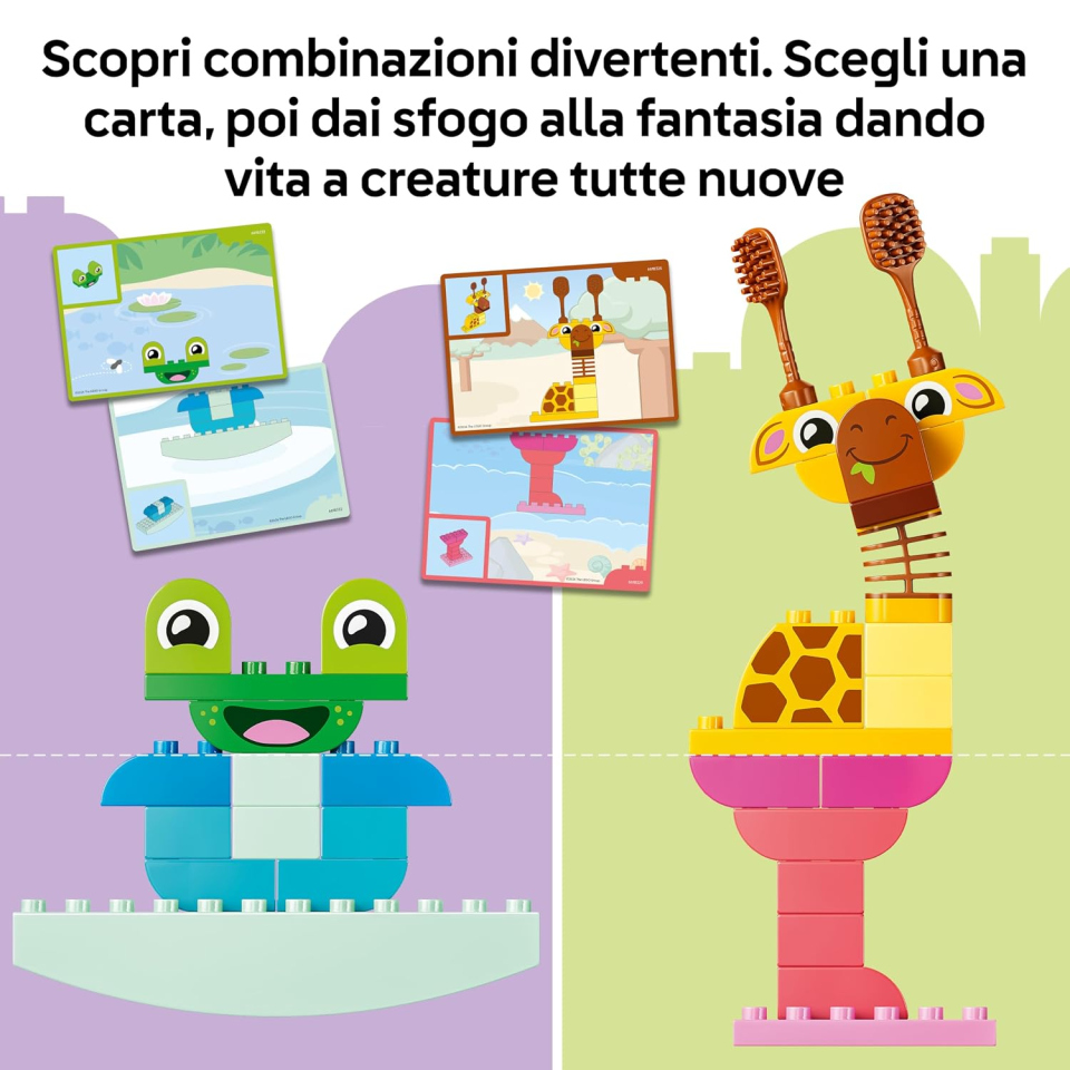 LEGO DUPLO costruzioni animali con 94 mattoncini