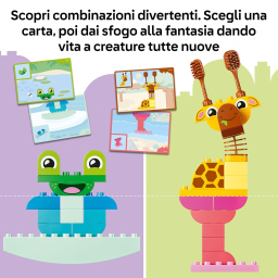 LEGO DUPLO costruzioni animali con 94 mattoncini