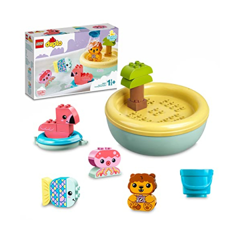 LEGO DUPLO Isola degli Animali Galleggiante – Set Bagnetto 10966