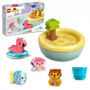 LEGO DUPLO Isola degli Animali Galleggiante – Set Bagnetto 10966