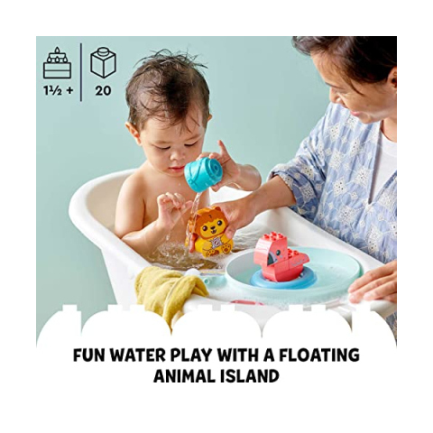 LEGO DUPLO Isola degli Animali Galleggiante – Set Bagnetto 10966