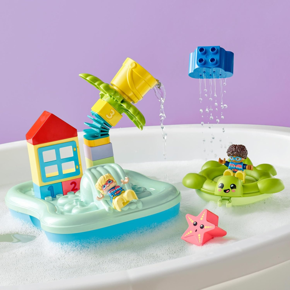 LEGO DUPLO Parco Acquatico – Gioco Bagnetto da 2 Anni (10989)
