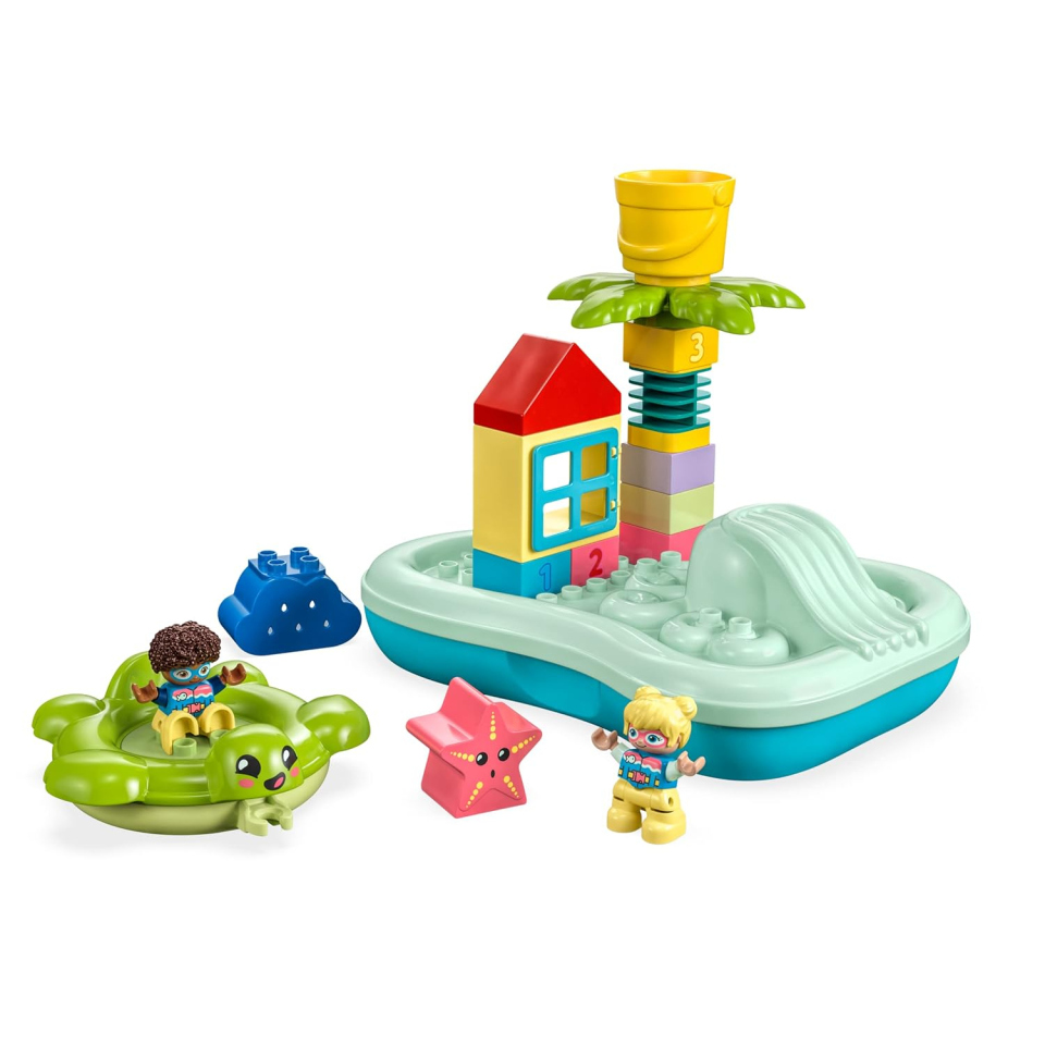 LEGO DUPLO Parco Acquatico – Gioco Bagnetto da 2 Anni (10989)