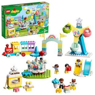 LEGO DUPLO Parco dei Divertimenti con Giostre e Treno (10956)