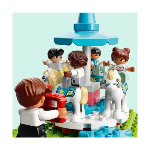 LEGO DUPLO Parco dei Divertimenti con Giostre e Treno (10956)