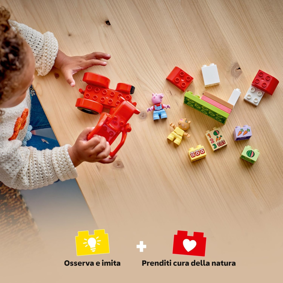 LEGO DUPLO Peppa Pig Trattore e Mercato 10468