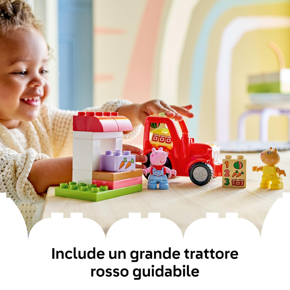LEGO DUPLO Peppa Pig Trattore e Mercato 10468