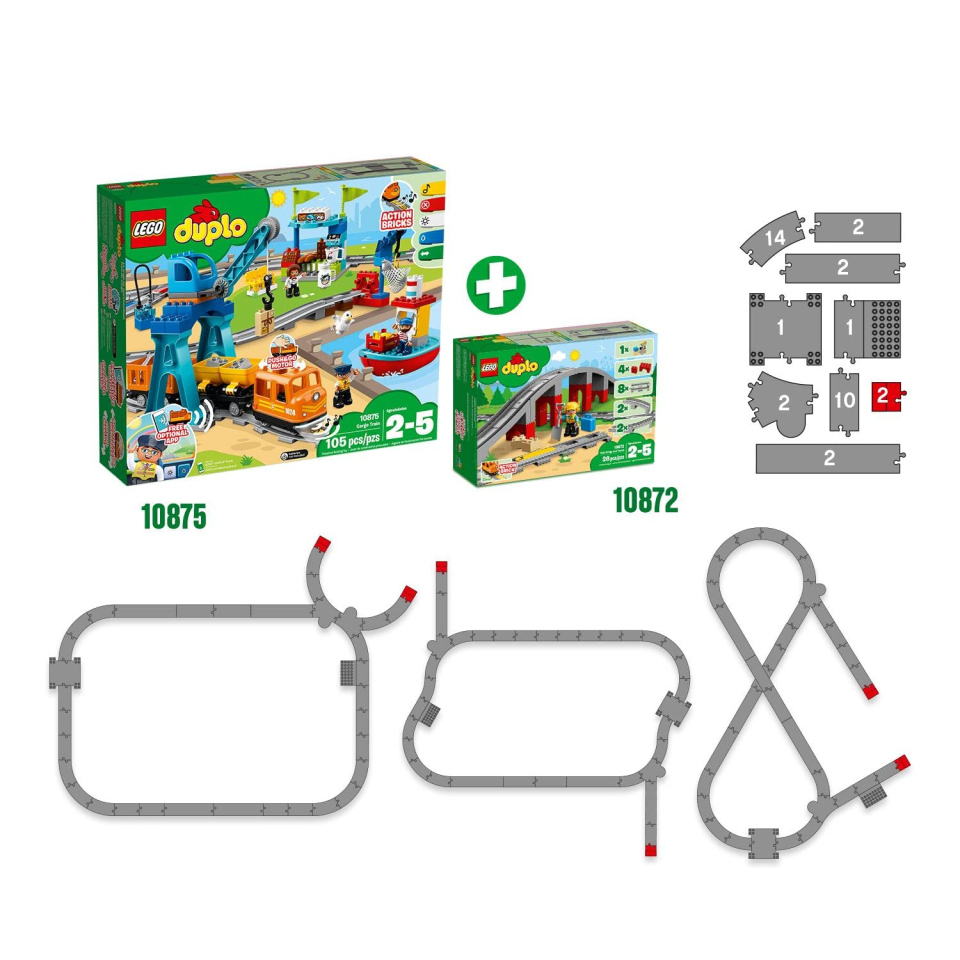 LEGO DUPLO Ponte e Binari Ferroviari 10872