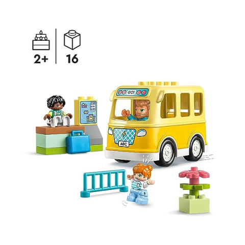 LEGO DUPLO Scuolabus 10988 – Costruzioni Educative dai 2 Anni