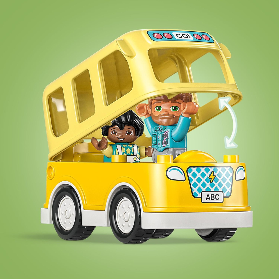 LEGO DUPLO Scuolabus 10988 – Costruzioni Educative dai 2 Anni