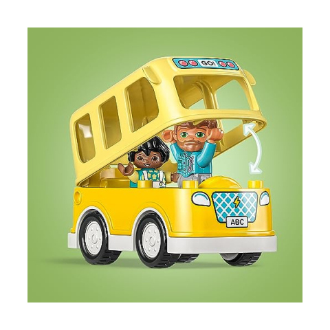 LEGO DUPLO Scuolabus 10988 – Costruzioni Educative dai 2 Anni