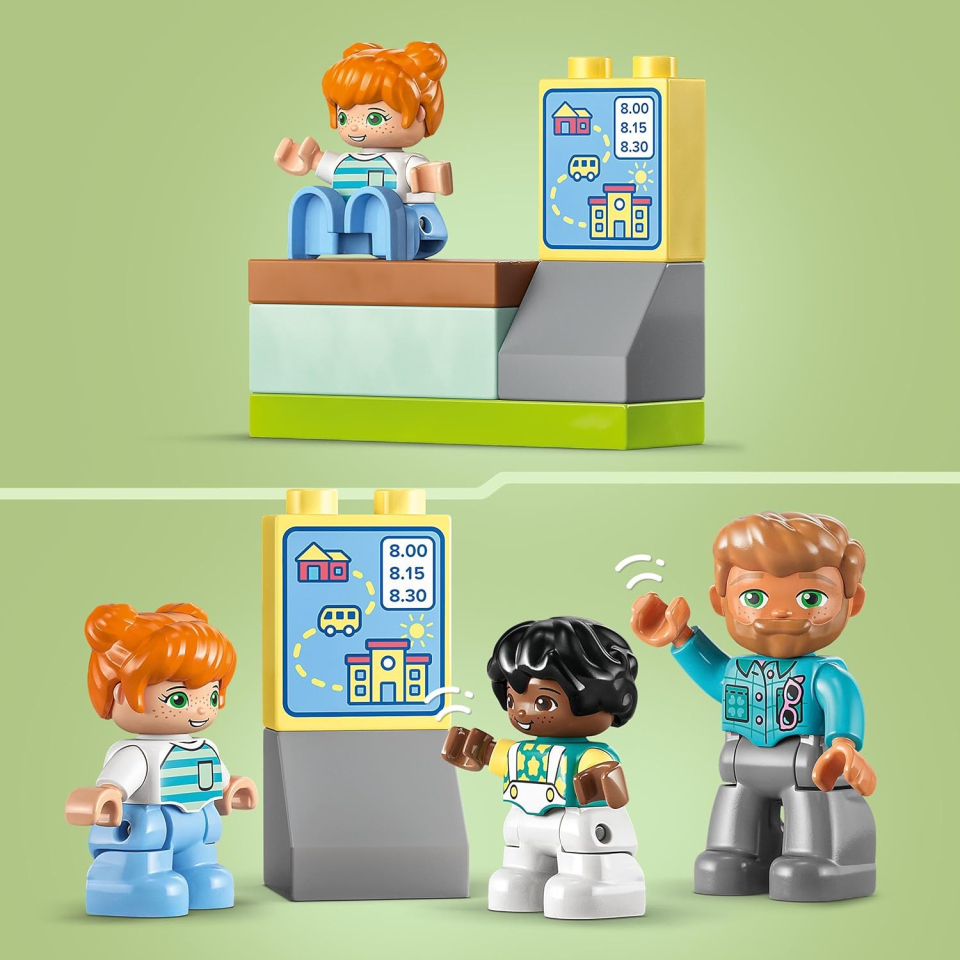 LEGO DUPLO Scuolabus 10988 – Costruzioni Educative dai 2 Anni