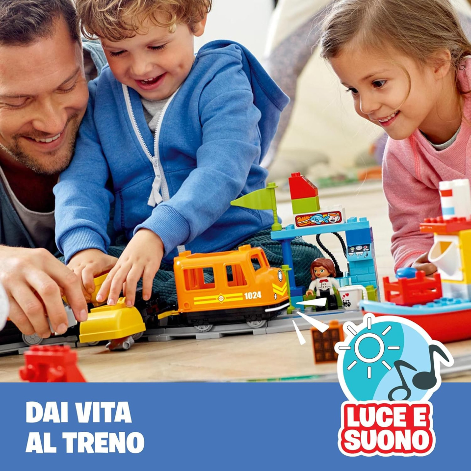 LEGO DUPLO Treno Merci con Luci e Suoni 10875