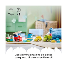 LEGO DUPLO Veicoli Creativi 10474 – Set Costruzioni da 1 Anno
