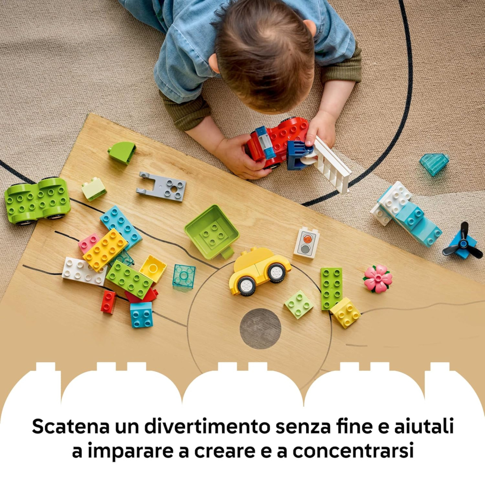 LEGO DUPLO Veicoli Creativi 10474 – Set Costruzioni da 1 Anno