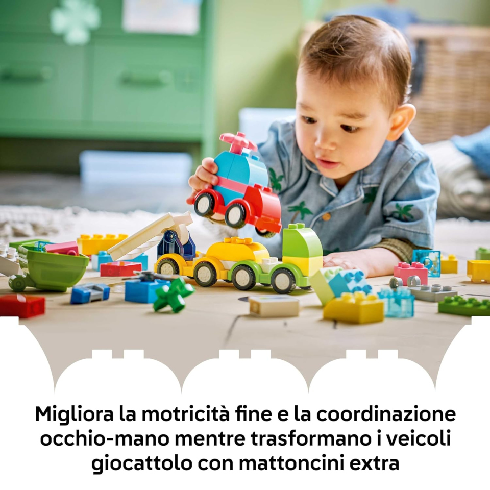 LEGO DUPLO Veicoli Creativi 10474 – Set Costruzioni da 1 Anno