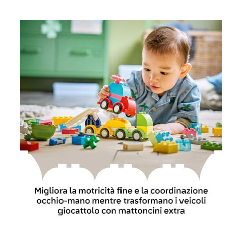 LEGO DUPLO Veicoli Creativi 10474 – Set Costruzioni da 1 Anno