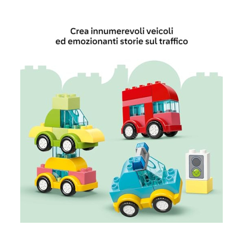 LEGO DUPLO Veicoli Creativi 10474 – Set Costruzioni da 1 Anno