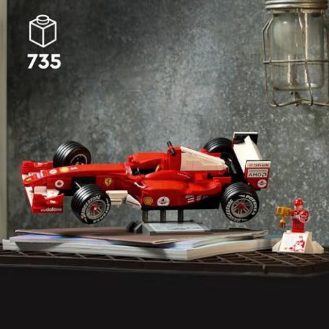 LEGO Icons Ferrari F2004 Michael Schumacher – Set da Collezione F1