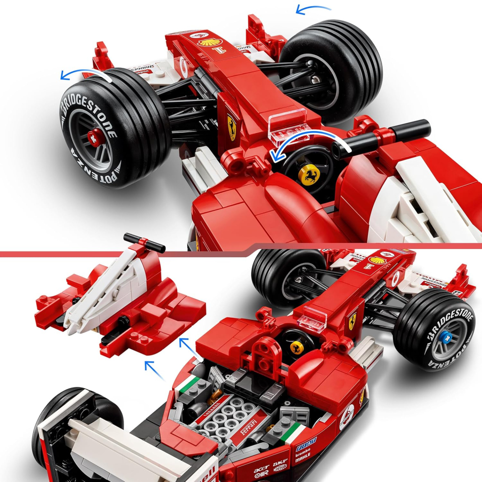 LEGO Icons Ferrari F2004 Michael Schumacher – Set da Collezione F1