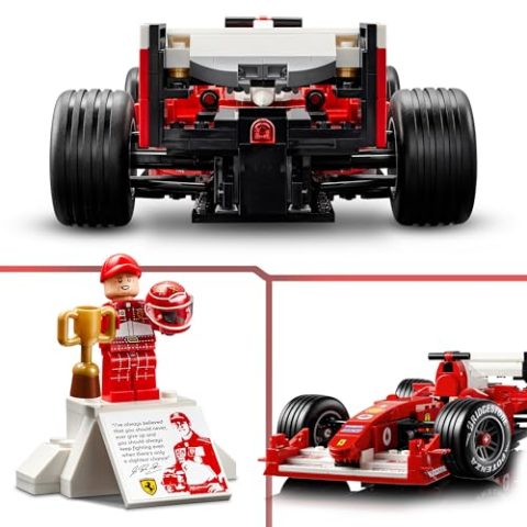 LEGO Icons Ferrari F2004 Michael Schumacher – Set da Collezione F1