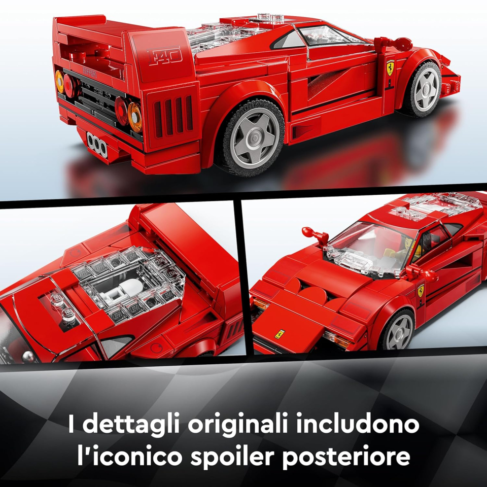 LEGO Speed Champions Ferrari F40 – Set Costruzioni 76934