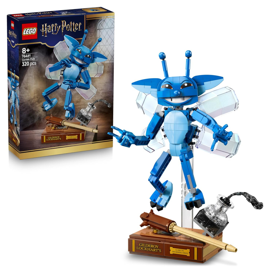 LEGO Harry Potter Folletto della Cornovaglia con Libro e Bacchetta
