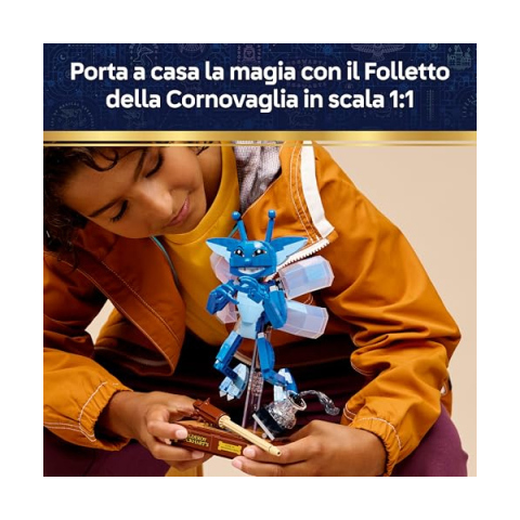 LEGO Harry Potter Folletto della Cornovaglia con Libro e Bacchetta