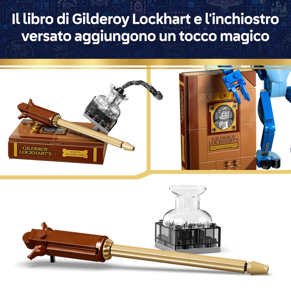 LEGO Harry Potter Folletto della Cornovaglia con Libro e Bacchetta