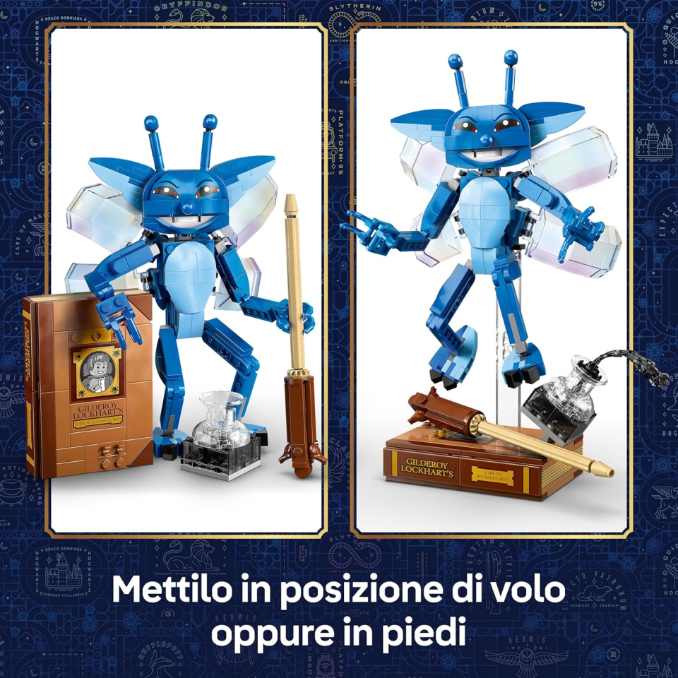 LEGO Harry Potter Folletto della Cornovaglia con Libro e Bacchetta