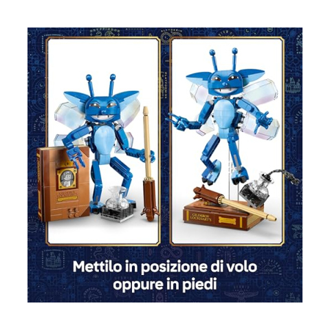 LEGO Harry Potter Folletto della Cornovaglia con Libro e Bacchetta