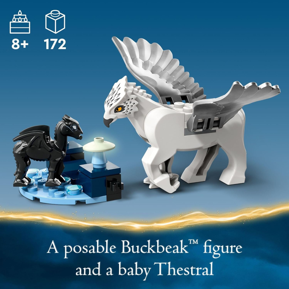 LEGO Harry Potter Foresta Proibita con Creature Magiche e Glow in the Dark