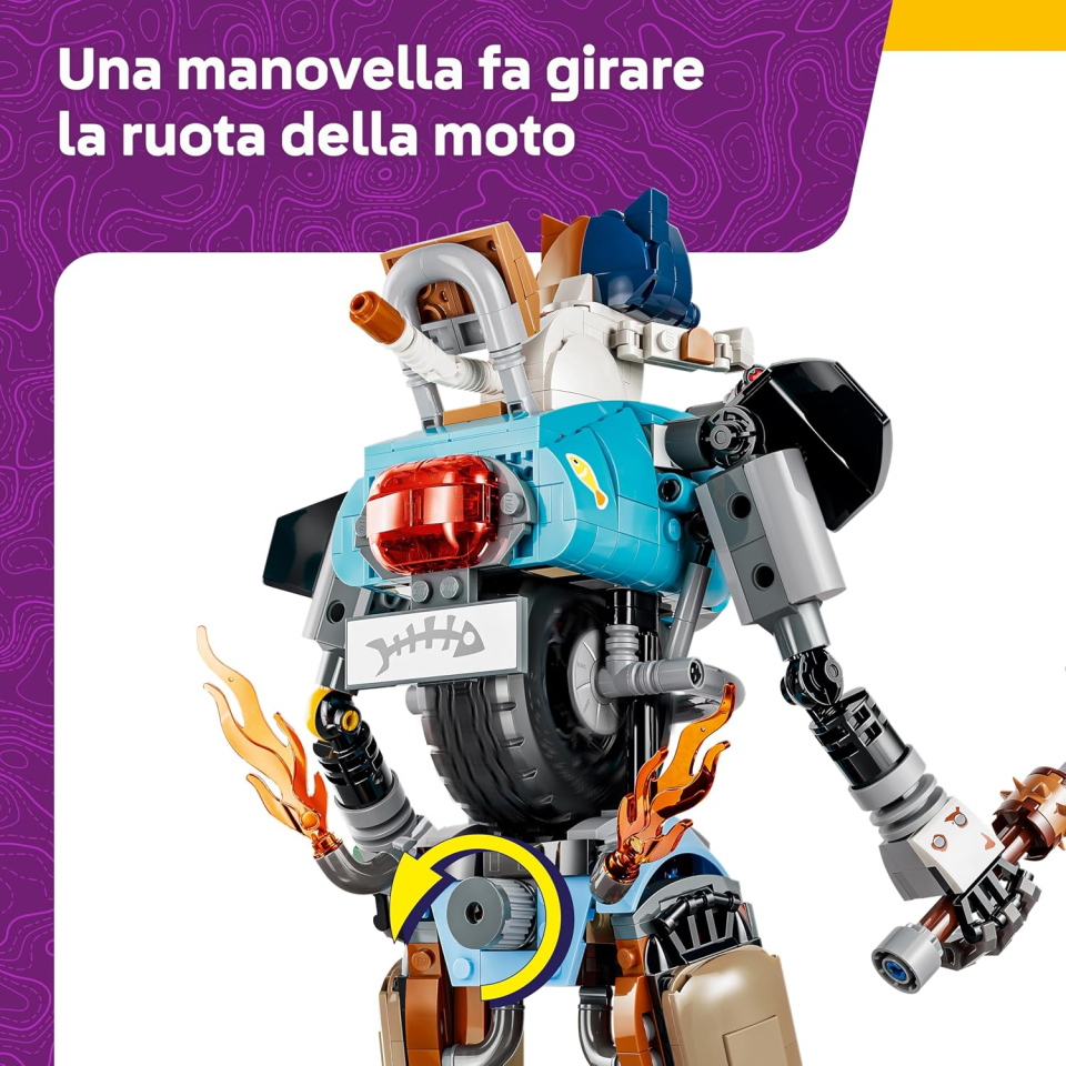 LEGO Fortnite Kit robot costruibile con minifigure