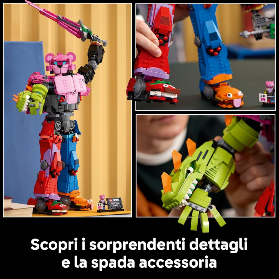 LEGO Fortnite Mecha Team Leader – Set Costruzioni da Esposizione 77078