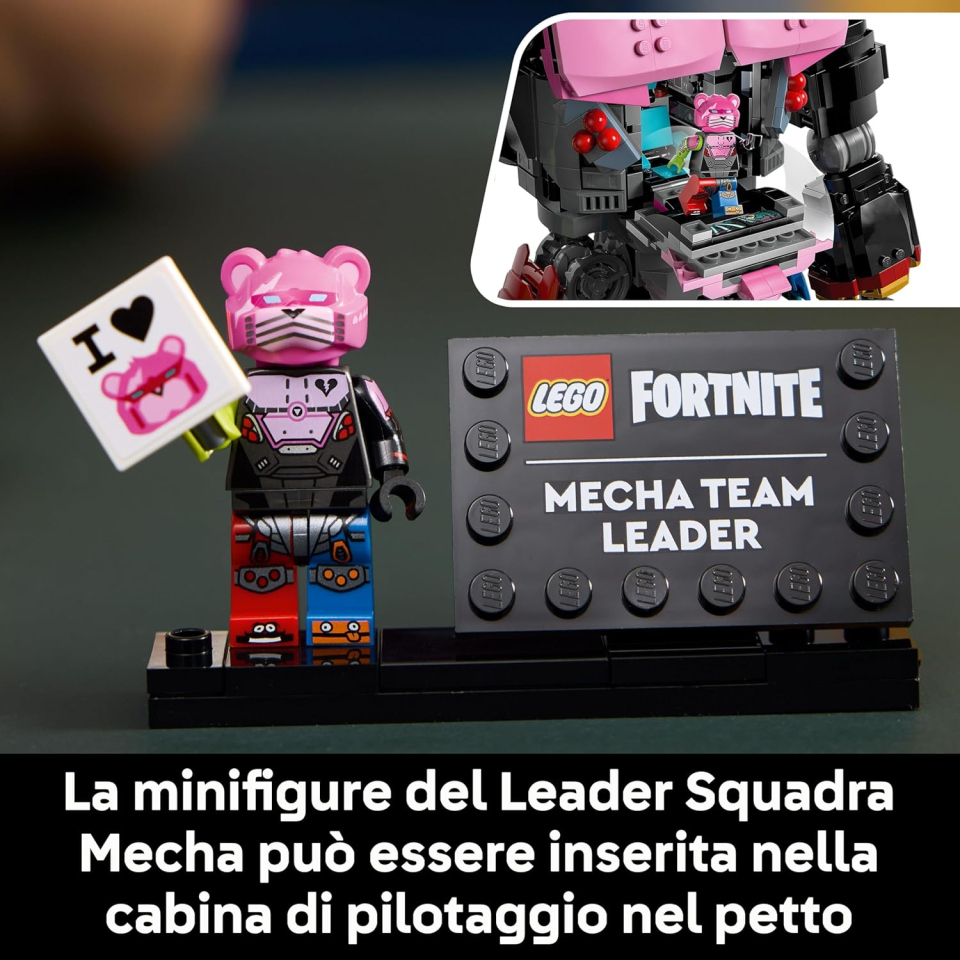 LEGO Fortnite Mecha Team Leader – Set Costruzioni da Esposizione 77078