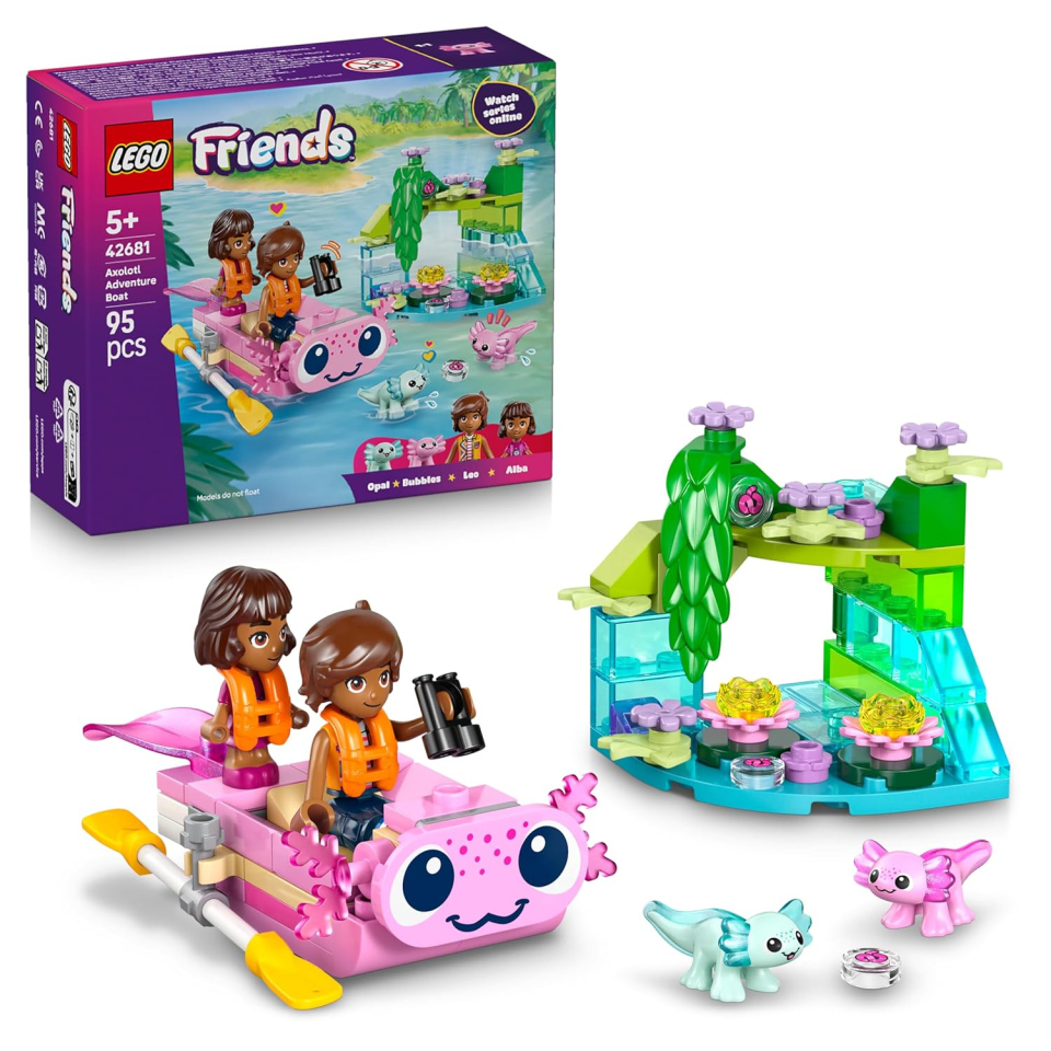 LEGO Friends Barca Avventura Axolotl con 2 Mini Bamboline
