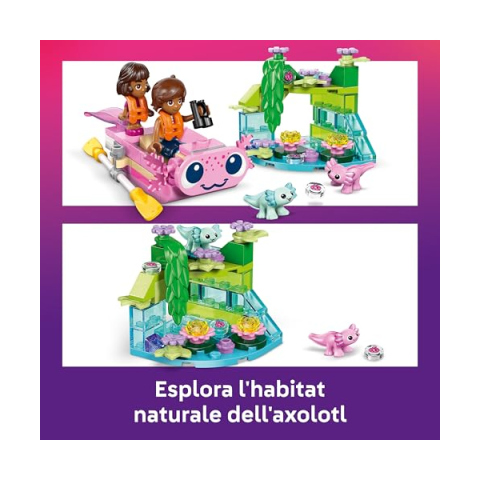 LEGO Friends Barca Avventura Axolotl con 2 Mini Bamboline