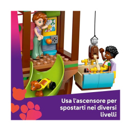 LEGO Friends Casa sull'Albero dell'Amicizia – Set con 4 Mini Bamboline e Animali