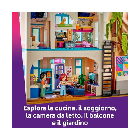 LEGO Friends Casa della Famiglia di Liann con Giardino e Animali