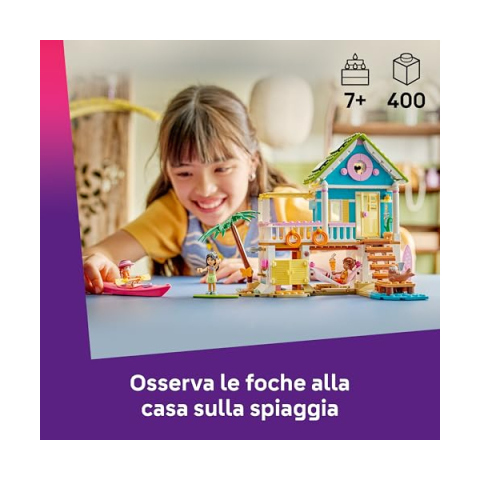 LEGO Friends 42699 – Casa sulla Spiaggia con Foche