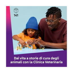 LEGO Friends Clinica Veterinaria 42696 – Set Costruzioni da 4 Anni