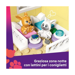 LEGO Friends Hotel dei Conigli – Playset con Mini Doll e Animali