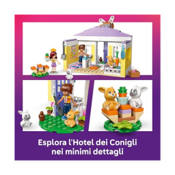 LEGO Friends Hotel dei Conigli – Playset con Mini Doll e Animali